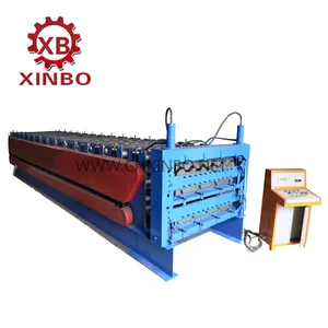 Xinbo Good Price Three Layer Auto Cold Roll Forming Machine Made In China Triple Layer Roll Forming Machine