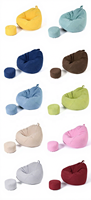 Fauteuil paresseux en tissu, style pouf Tatami, directement de l'usine, pour chambre à coucher