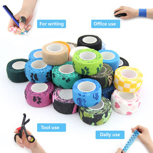 Parmak ağrısı kurtarma için 1 inç geniş çok renkli elastik parmak bandı bandaj Wrap - Product Image 5