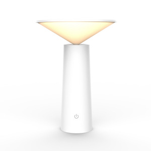 Nordic Minimalist Ambient Lamp Led Warm White Touch <b>Control</b> <b>USB</b> Rechargeable Round Shape For Home Night Light - Product Image 4