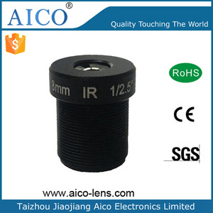 8.0mm 3MP F1.8 1/2.5인치 <span class=keywords><strong>8mm</strong></span> HFOV FOV 40도 M12 나사 피치 0.5mm 0.5s 마운트 고정형 CCTV 카메라 보드 렌즈 - Product Image 6