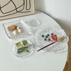 Assiettes <span class=keywords><strong>de</strong></span> présentation irrégulières <span class=keywords><strong>de</strong></span> qualité supérieure en gros pour desserts, vaisselle <span class=keywords><strong>de</strong></span> <span class=keywords><strong>cuisine</strong></span>, articles <span class=keywords><strong>de</strong></span> table créatifs pour la maison et les fêtes - Product Image 2