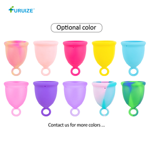 ถ้วยประจำเดือน Furuize ขายส่ง สำหรับประจำเดือนมามาก ถ้วยประจำเดือนซิลิโคนเกรดทางการแพทย์ ใช้ซ้ำได้ - Product Image 3