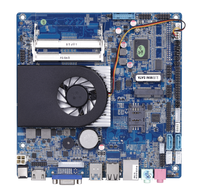 ELSKY OEM MOTHERBOARD Support 6th 7th Core I3 I5 I7 2*DDR3 Max 16G RAM 17*17CM HD(-MI)VGA,LVDS, Mini PCI-E with Win 10 CE FCC
