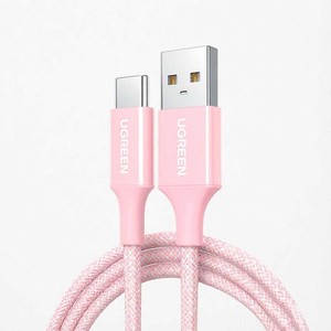 Cable de Carga Rápida Trenzado UGREEN USB-A a USB-C 3A para Dispositivos CarPlay y Android - Product Image 1