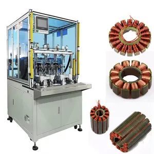 Máquina de bobinado de bobina automática, máquina de armadura de bobina de Motor de estator Bldc, máquina de Motor de alambre de armadura toroidal