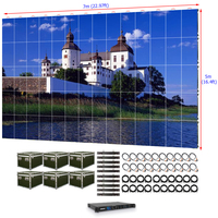 Pantalla LED para Interiores P2.976 de 7m X 5m, Alta Definición, 2.9mm, HDR10+, 3 Años de Garantía, Ideal para Supermercados y Promoción de Eventos