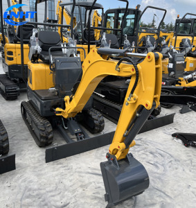 Mini-excavatrice hydraulique de 1,2 tonne à prix avantageux avec moteur importé et garantie d'un an pour une utilisation agricole - Product Image 1