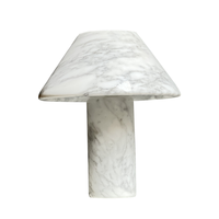 Luxe moderne marbre Base verre tactile contrôle bureau lampe de Table AC alimenté LED pour chambre chevet salon décor
