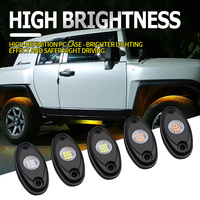 Luz LED Espumoso de 9W y 800LM con 9 LED para la Parte Inferior de Vehículos, DC12V, para Camiones, ATV, UTV, SUV, Todoterreno, Luces para Chasis