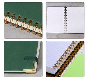 Cuaderno Espiral Promocional A5, Diario con Cubierta de Cuero, Libreta con Espiral, Agenda A5 Personalizada - Product Image 4