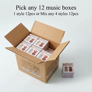 Caja <span class=keywords><strong>de</strong></span> Música Giratoria con Carrusel <span class=keywords><strong>de</strong></span> Cuerda, Decoración para Fiestas <span class=keywords><strong>de</strong></span> Cumpleaños, Regalos o Juguetes para Niños - Product Image 4