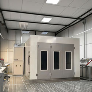 Cabina de pulverización de iluminación LED aprobada por CE, quemador diésel infrarrojo eléctrico de 7000x5150x3250mm para pintura de coches diésel/eléctricos - Product Image 3