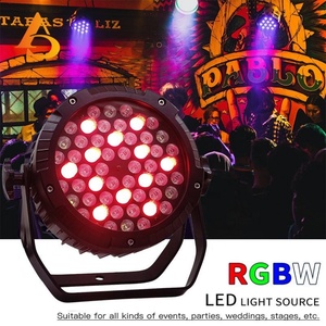 Fabricante Chino de Focos LED RGBW 4 en 1 de 54 Piezas, IP65, para Exteriores, Resistentes al Agua - Product Image 2