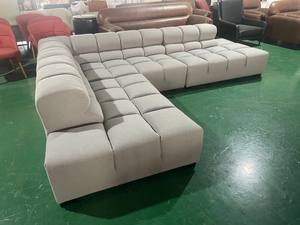 Sofá Seccional Moderno en Forma de L, Convertible, de Tela, para Sala de Estar, Sofá de Esquina de Lujo - Product Image 6