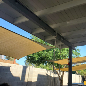 HDPE extérieur auvent jardin patio piscine <span class=keywords><strong>voile</strong></span> <span class=keywords><strong>d</strong></span>'<span class=keywords><strong>ombrage</strong></span> soleil voiles <span class=keywords><strong>d</strong></span>'<span class=keywords><strong>ombrage</strong></span> <span class=keywords><strong>triangle</strong></span> <span class=keywords><strong>Rectangle</strong></span> <span class=keywords><strong>voile</strong></span> <span class=keywords><strong>d</strong></span>'<span class=keywords><strong>ombrage</strong></span> pour auvent Camping - Product Image 5