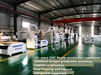 Router CNC para Madera 1800x2500 con Motor Servo de 9KW de 3 Ejes para Fabricación de Muebles, Armarios, Puertas y Paneles