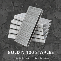 Agrafes courbées série Gold N 100, calibre 16, fil galvanisé électro-galvanisé pour meubles 1430 1435 1440 1450 N38 N45 N850