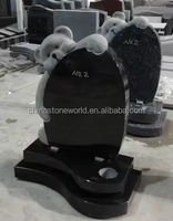 SW STONE Chine Granit Noir Bleu de Haute Qualité Taille Personnalisée Design Moderne Européen en Forme de Mosquée pour Cimetière Extérieur et Pierre Tombale