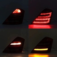 Feux arrière HETOP W221 2006-2008 Classe S X221, mise à niveau des feux arrière 2009+, clignotants LED modifiés, passage du ancien au nouveau pour Benz