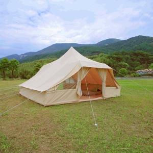 <span class=keywords><strong>Tente</strong></span> cloche <span class=keywords><strong>Touareg</strong></span> en toile de coton 100% 5x4m, glamping, imperméable, anti-moisissure, pour le camping en famille, tentes de plein air - Product Image 2