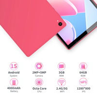 Tablette PC Android 15 Allwinner pour entreprise, cinq cœurs 1,8 GHz, WiFi 6, écran IPS 1280x800 10 pouces, 3 Go de RAM, 64 Go de ROM, appareil photo 2MP+5MP, reconnaissance faciale, nouveau modèle
