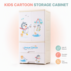 Cartoon Children's Wardrobe <strong>Drawer</strong> Clothes <strong>Plastics</strong> Wardrobe Cabinet <strong>Storage</strong> <strong>Drawer</strong> - Product Image 3