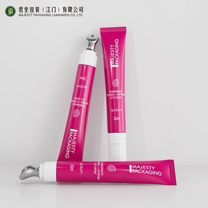 Leere kosmetische Verpackung Kunststoffs ch lauch Vibrierende Zink legierung Metall Applikator Kopf Serum Squeeze <span class=keywords><strong>Massage</strong></span> Augen creme Lippe - Product Image 4