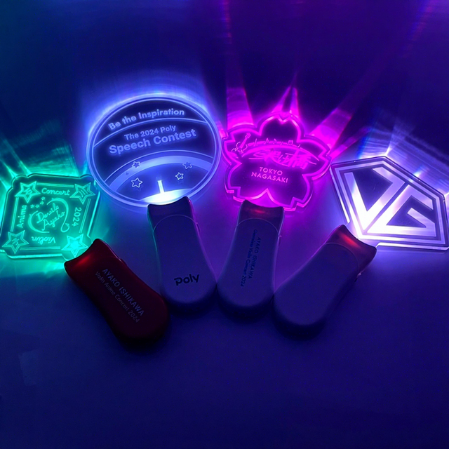 RICHSHINING Custom Acrylic Light Stick for Concert Party LED Glow Stick Remote Control 15 Colors Lightstick for Concert