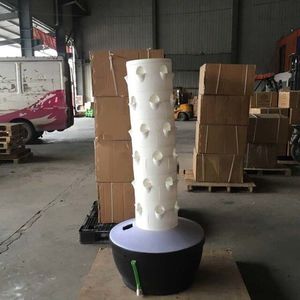 Système de culture hydroponique et aéroponique en promotion : Tour de jardinage vertical pour fraises avec pompe, 100L d'eau - Product Image 2