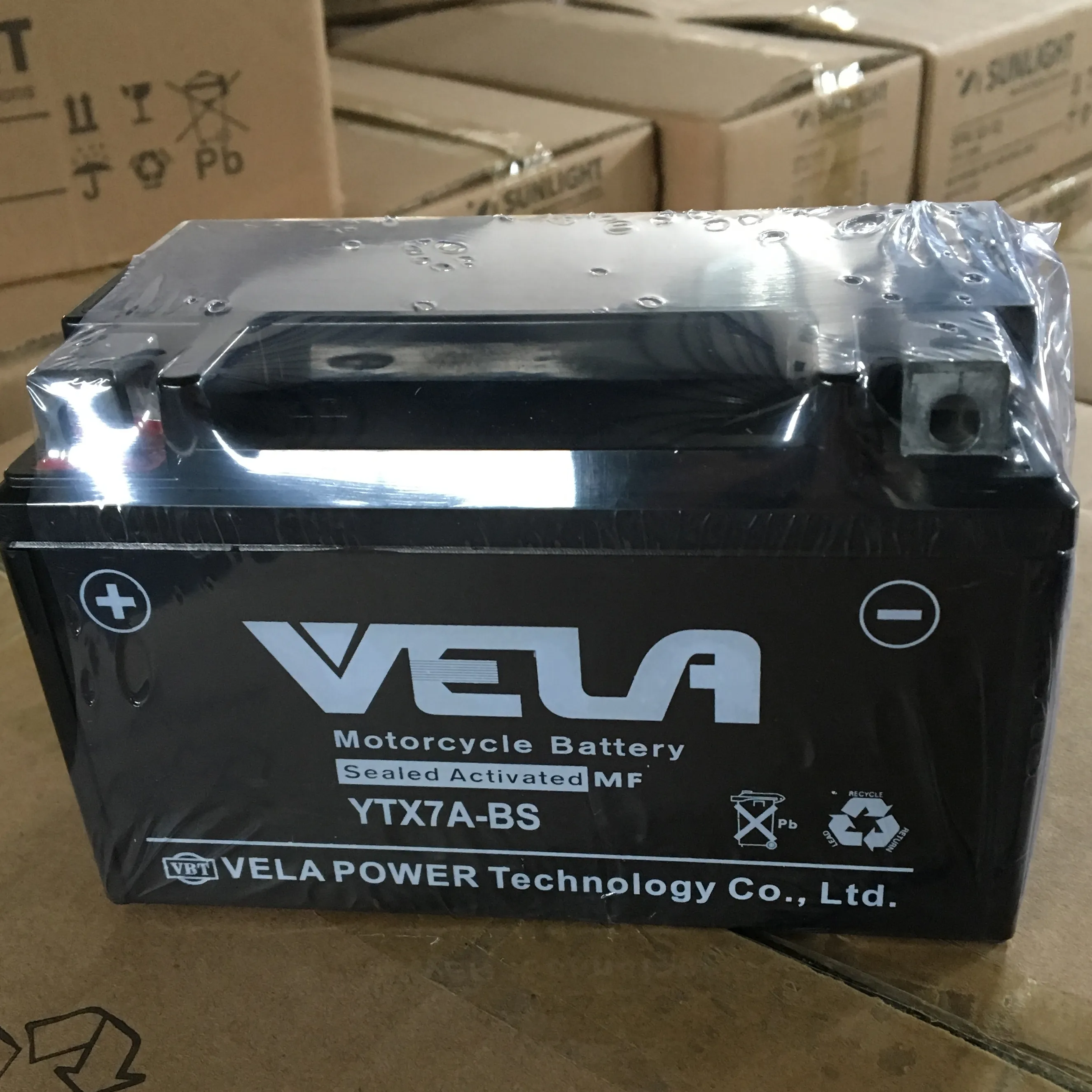 Motor / Scooter Gebruik Lood-zuur Batterij YTX7A 12V7AH Mf Elektrische Fiets Batterij Voor Motor