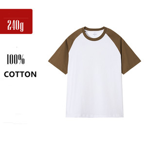 T-shirt uniforme de classe Logo personnalisé couleur uniforme de sport col rond à manches courtes chemises de baseball raglan - Product Image 5
