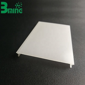 Custom PC PMMA <strong>Polycarbonate</strong> Extrusion White Light <strong>Diffuser</strong> LED Linear Lamp Shades Plastic Covers - Product Image 1
