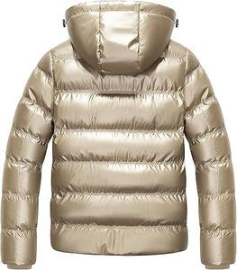 Chaqueta de Cuero Duradera para Hombre, Acabado Impermeable de PU, Transpirable, Ecológica, Construcción sin Costuras, Estilo Moderno para Invierno - Product Image 2