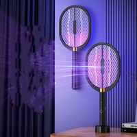 Nouvelle lumière anti-moustique en maille d'aluminium photocatalytique USB avec configuration facile Utilisation domestique Charge 2-en-1 Batte électrique