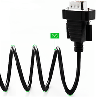 Cable Convertidor USB 2.0 a RS-232 de 4 Puertos UOTEK con Blindaje Trenzado y Revestimiento de PVC, Adaptador Serial para Computadora UT-8814