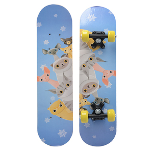 Planche à roulettes personnalisée 24x6 pouces en bois <span class=keywords><strong>d</strong></span>'érable pour enfant <span class=keywords><strong>d</strong></span>ébutant, <span class=keywords><strong>prix</strong></span> bas Offre Spéciale - Product Image 1