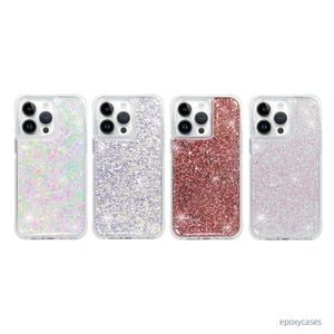 Coque de téléphone portable en TPU transparent antichoc avec paillettes dorées de luxe pour iPhone 15 14 Pro Max, fabriquée par des fabricants de source - Product Image 6