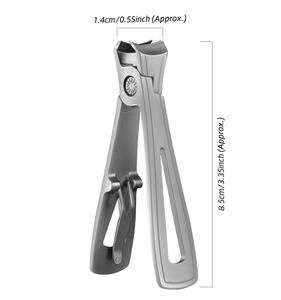 Stainless Steel Nail Clipper Wide Jaw Opening Ring <b>Lock</b> Portable Finger and Toe Nail Trimmer Custom Color - Product Image 1