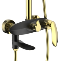 Robinet de douche thermostatique en laiton écologique mélangeur de douche de salle de bain accessoires de suite de bain mélangeur d'eau