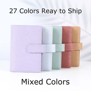 Yihe Best Seller 27 colori Saffiano Epi pelle Budget Planner Cover A6 Gold anello rilegato registro porta <span class=keywords><strong>documenti</strong></span> portafoglio - Product Image 2