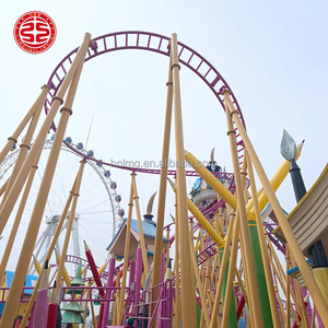 Montaña Rusa <span class=keywords><strong>de</strong></span> <span class=keywords><strong>Parque</strong></span> <span class=keywords><strong>de</strong></span> <span class=keywords><strong>Atracciones</strong></span>, Fabricada en China, con Rieles y Estructura Circular Realista - Product Image 5