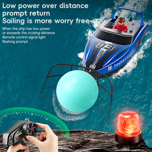 어린이 십대를위한 HJ821T 원격 제어 레이싱 전투 선박 도매 게임 소년 장난감 선물 RC 수상 축구 보트 - Product Image 6