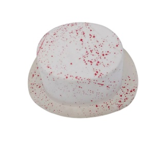 Sombrero de Copa Festivo con Diseño de Salpicaduras de Sangre Blanca y Roja para Fiestas de Halloween, Actuaciones en Escenario y Eventos Temáticos - Unisex para Adultos - Product Image 2