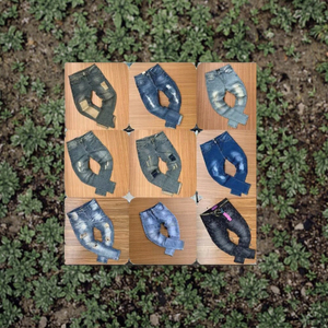 Pantalones de mezclilla tipo lápiz para hombre al por mayor, clásicos, casuales de negocios, elásticos, con estampado y agujeros, de mezclilla de densidad media, ecológicos, transpirables, de cintura media. - Product Image 3