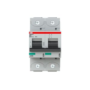เบรกเกอร์ขนาดเล็กแบบ S802pv-<span class=keywords><strong>sp6</strong></span> - 5 Ka S800pv รุ่น <span class=keywords><strong>B</strong></span>, 2 ขั้ว, กำลังตัด 5 Ka, 6 แอมป์, 800 โวลต์ ดีซี, ซีรีส์ 2ccf019643r0001 - Product Image 1