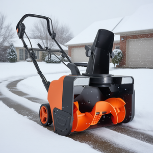 Soplador de Nieve Eléctrico de 20 Pulgadas, Cable de 15A, Faros Delanteros LED Dobles, Conducto Giratorio de 180 Grados, Distancia de Lanzamiento de 25 Pies, Profundidad de 12 Pulgadas - Product Image 2