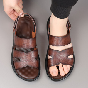 Sandalias Casuales para Hombre con Suela Gruesa, Punta Cerrada, Antideslizantes, Ligeras, Transpirables, para Playa y Exteriores, para Verano - Product Image 3
