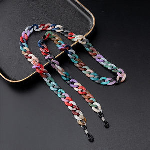 Chaînes de <span class=keywords><strong>lunettes</strong></span> de soleil en acrylique mat tendance pour femmes et hommes, cordons de <span class=keywords><strong>lunettes</strong></span> de lecture, porte-<span class=keywords><strong>lunettes</strong></span>, sangle de cou, lanière - Product Image 2