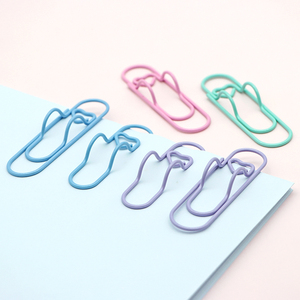 Accessorio per Penne <span class=keywords><strong>da</strong></span> Ufficio, Clip per Penne Creativa a Forma di Cuore, Rivestita in Plastica, Colore Macaron, Design Carino - Product Image 3